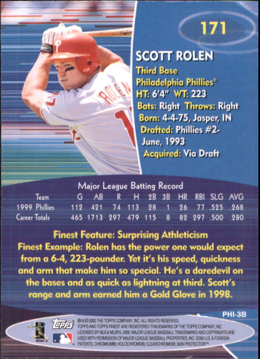 2000 Finest Baseball - Picture 63 of 203
