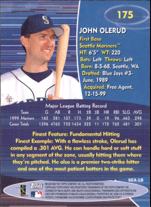 2000 Finest Baseball - Picture 71 of 203