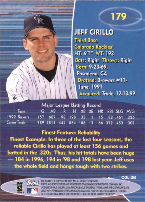 2000 Finest Baseball - Picture 79 of 203