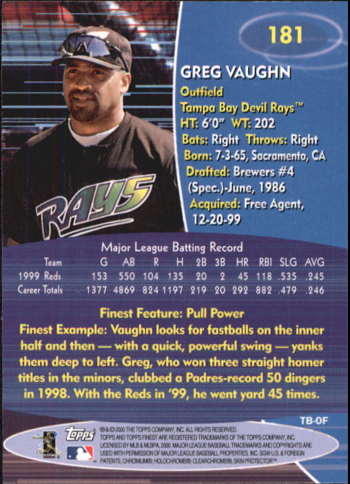 2000 Finest Baseball - Picture 83 of 203