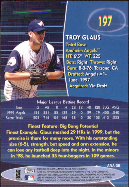 2000 Finest Baseball - Picture 103 of 203