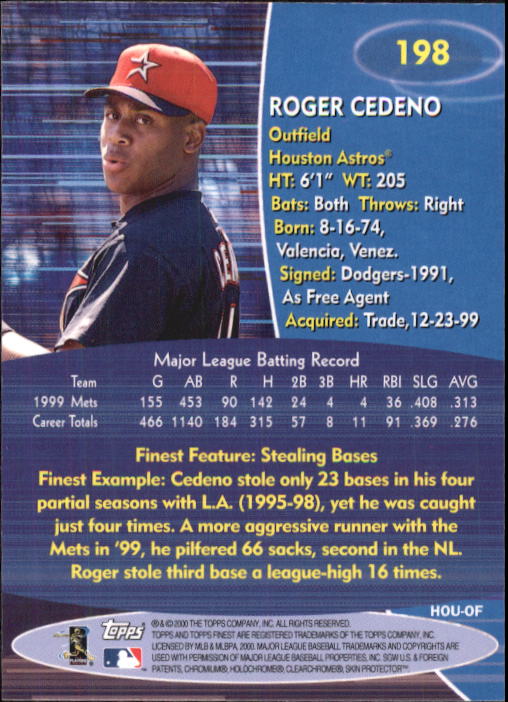 2000 Finest Baseball - Picture 105 of 203