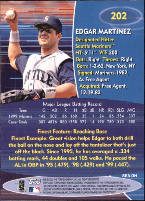 2000 Finest Baseball - Picture 111 of 203