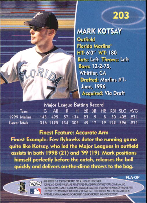 2000 Finest Baseball - Picture 113 of 203