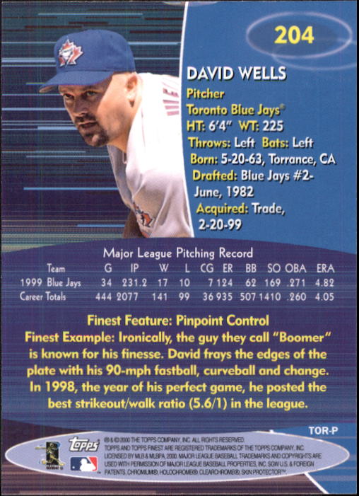 2000 Finest Baseball - Picture 115 of 203