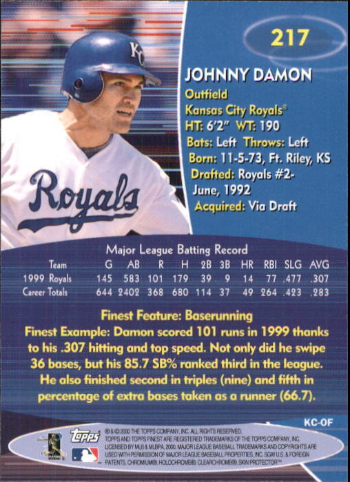 2000 Finest Baseball - Picture 131 of 203