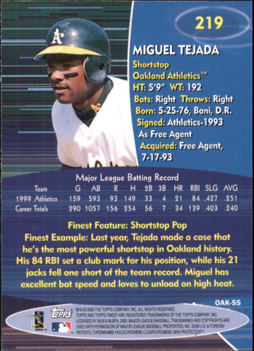 2000 Finest Baseball - Picture 135 of 203