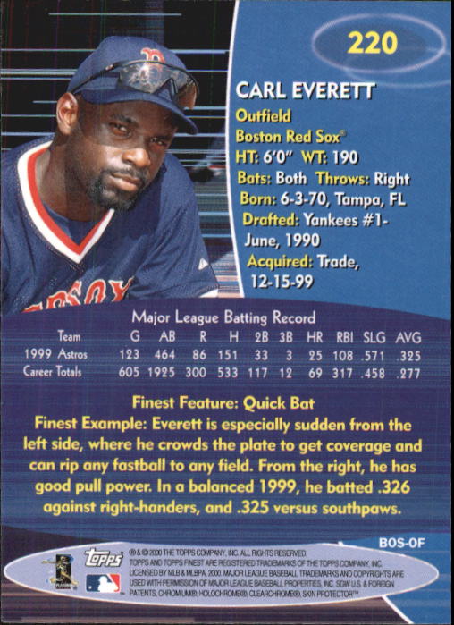 2000 Finest Baseball - Picture 137 of 203