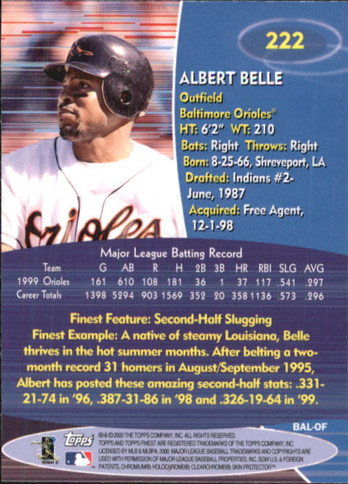 2000 Finest Baseball - Picture 139 of 203