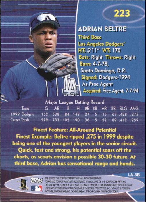 2000 Finest Baseball - Picture 141 of 203