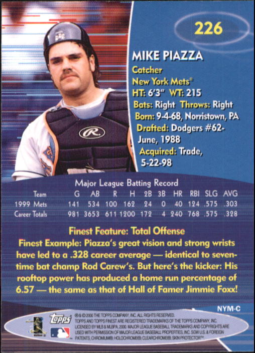 2000 Finest Baseball - Picture 147 of 203