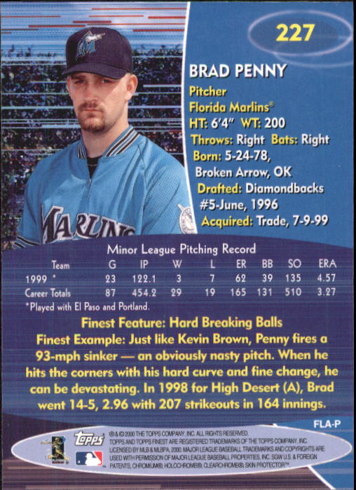 2000 Finest Baseball - Picture 149 of 203