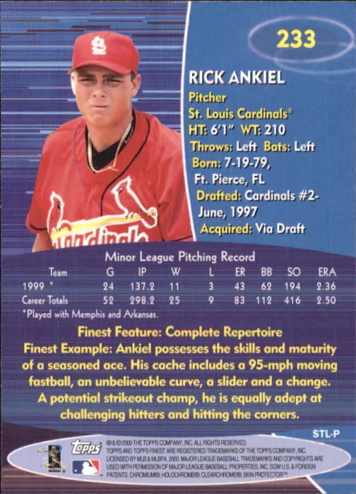2000 Finest Baseball - Picture 159 of 203