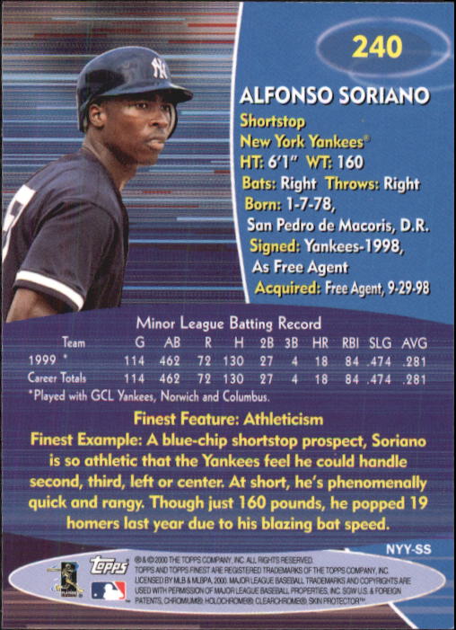 2000 Finest Baseball - Picture 169 of 203