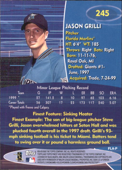 2000 Finest Baseball - Picture 175 of 203
