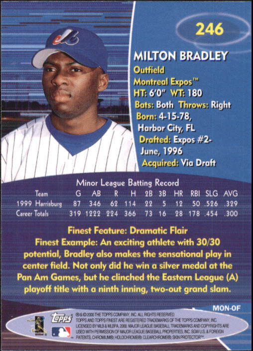 2000 Finest Baseball - Picture 177 of 203