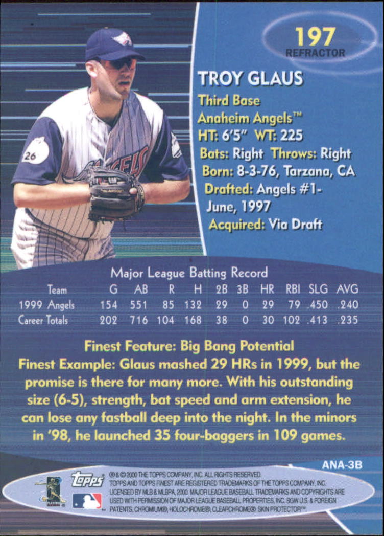 2000 Finest Baseball - Picture 193 of 203