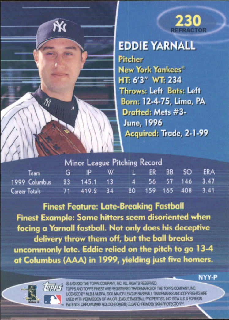 2000 Finest Baseball - Picture 195 of 203