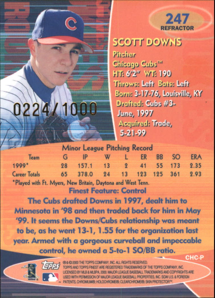 2000 Finest Baseball - Picture 199 of 203