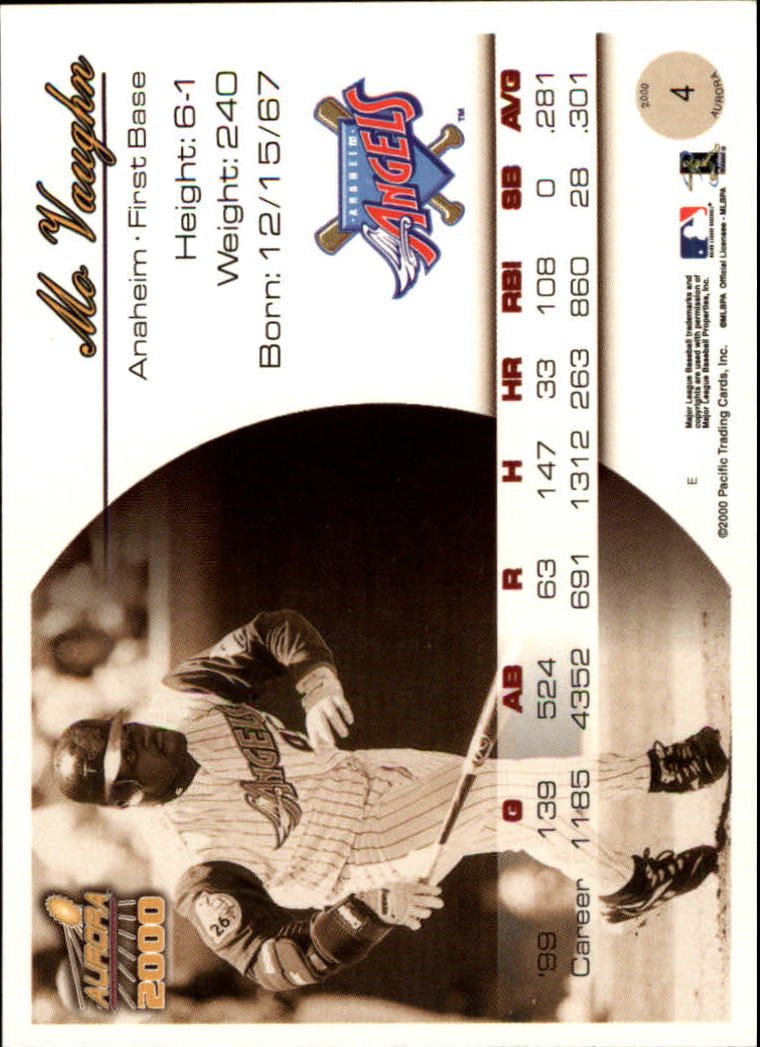 2000 Aurora Baseball Card Pick - Picture 9 of 281