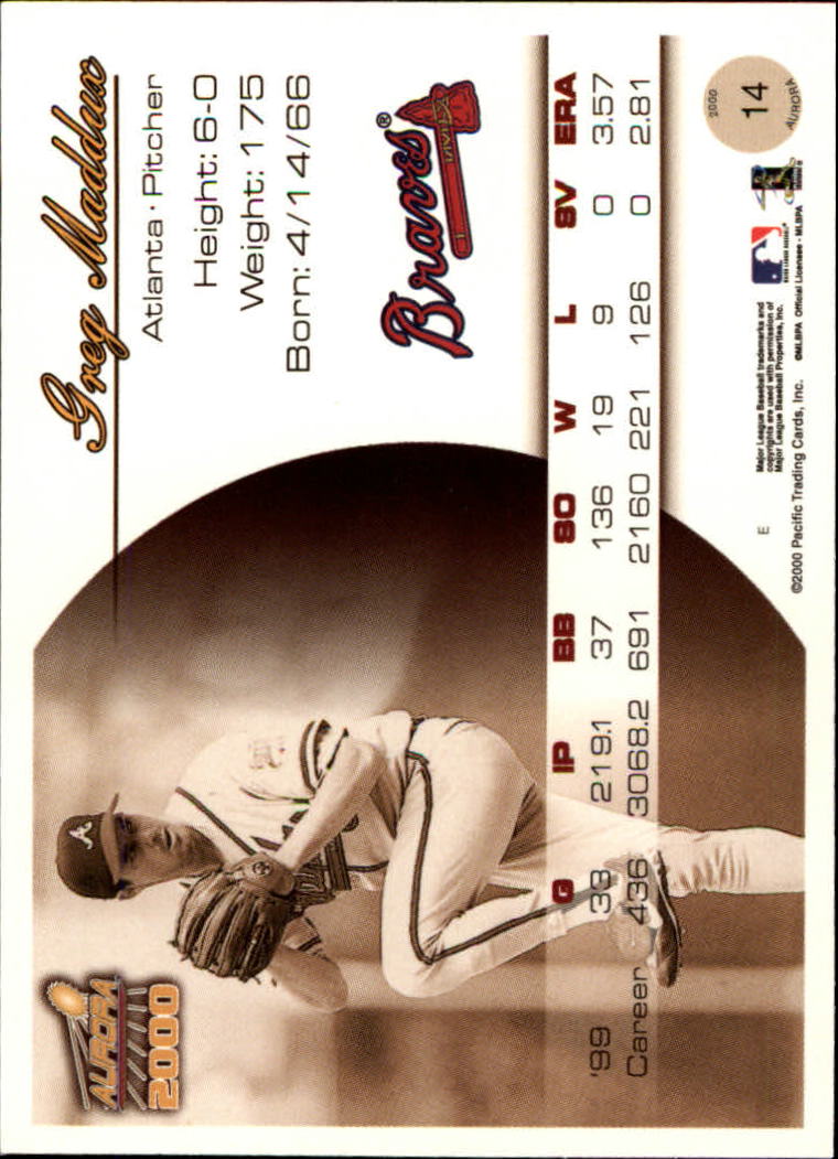 2000 Aurora Baseball Card Pick - Picture 27 of 281