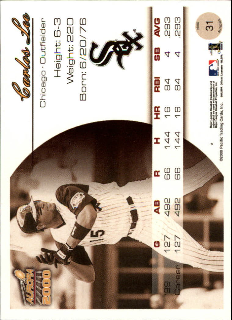 2000 Aurora Baseball Card Pick - Picture 61 of 281