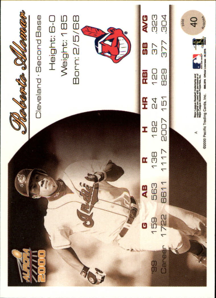2000 Aurora Baseball Card Pick - Picture 79 of 281