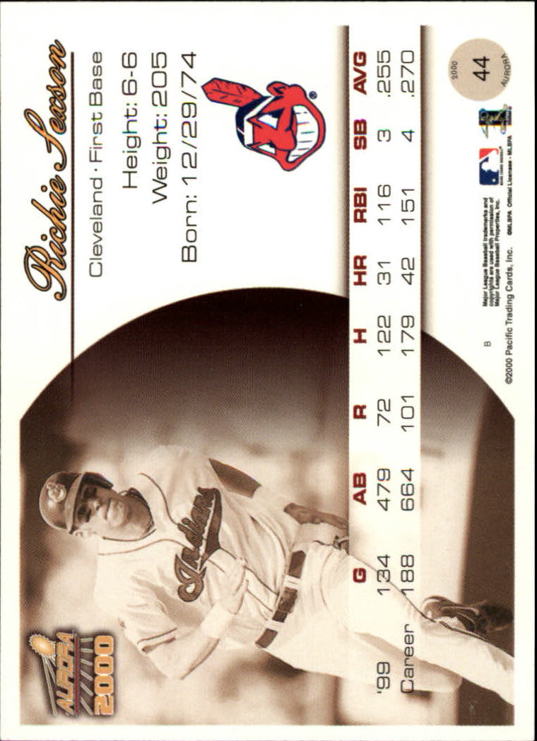 2000 Aurora Baseball Card Pick - Picture 87 of 281