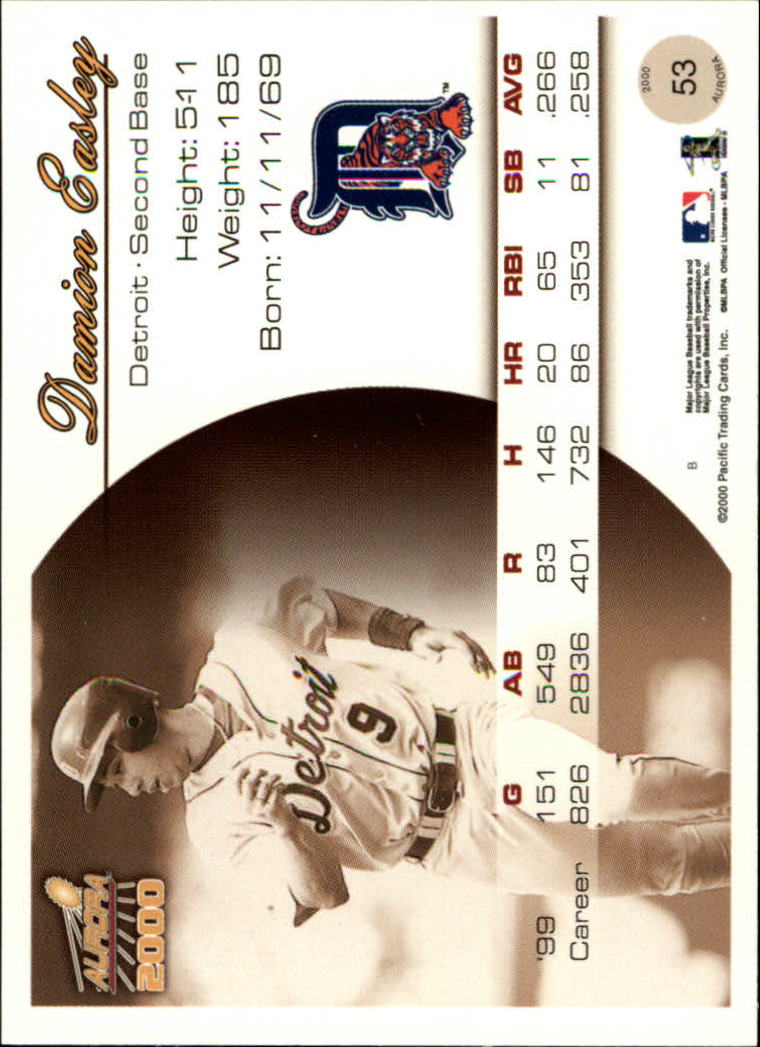 2000 Aurora Baseball Card Pick - Picture 101 of 281