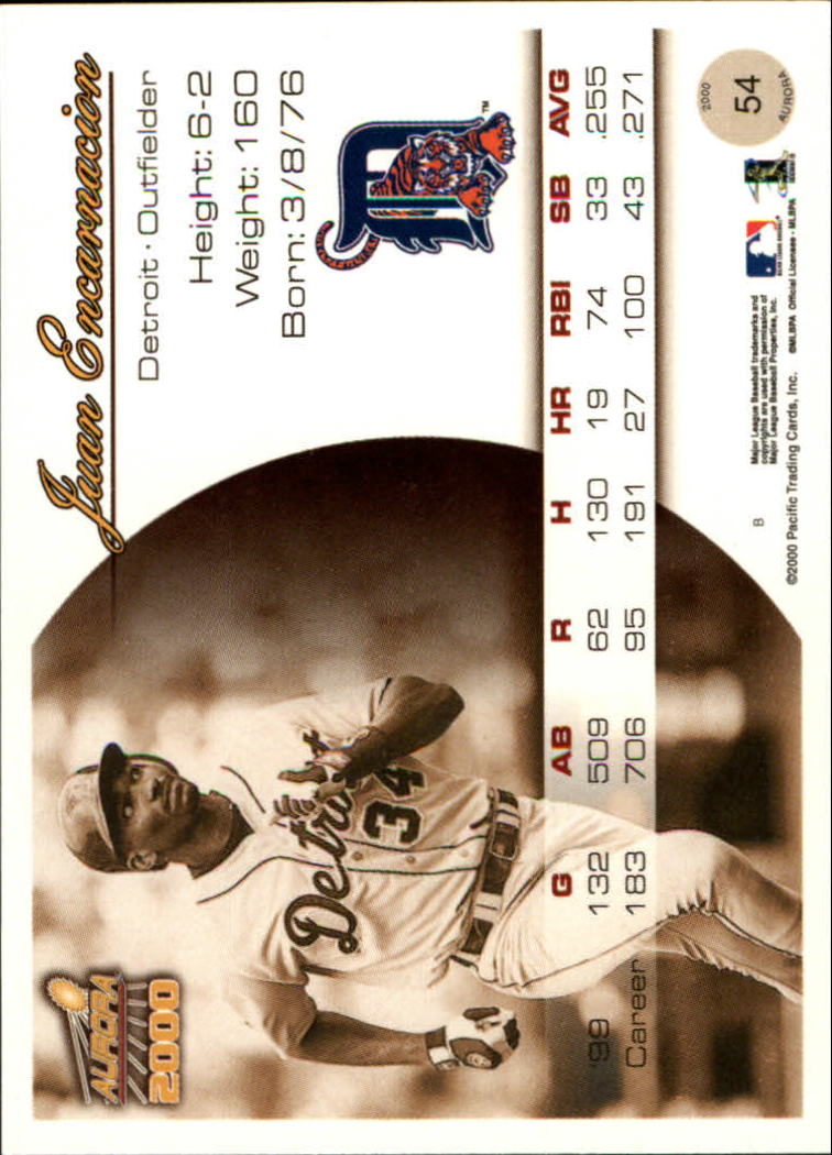 2000 Aurora Baseball Card Pick - Picture 103 of 281