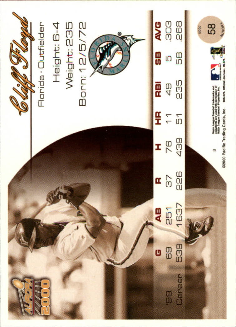 2000 Aurora Baseball Card Pick - Picture 111 of 281