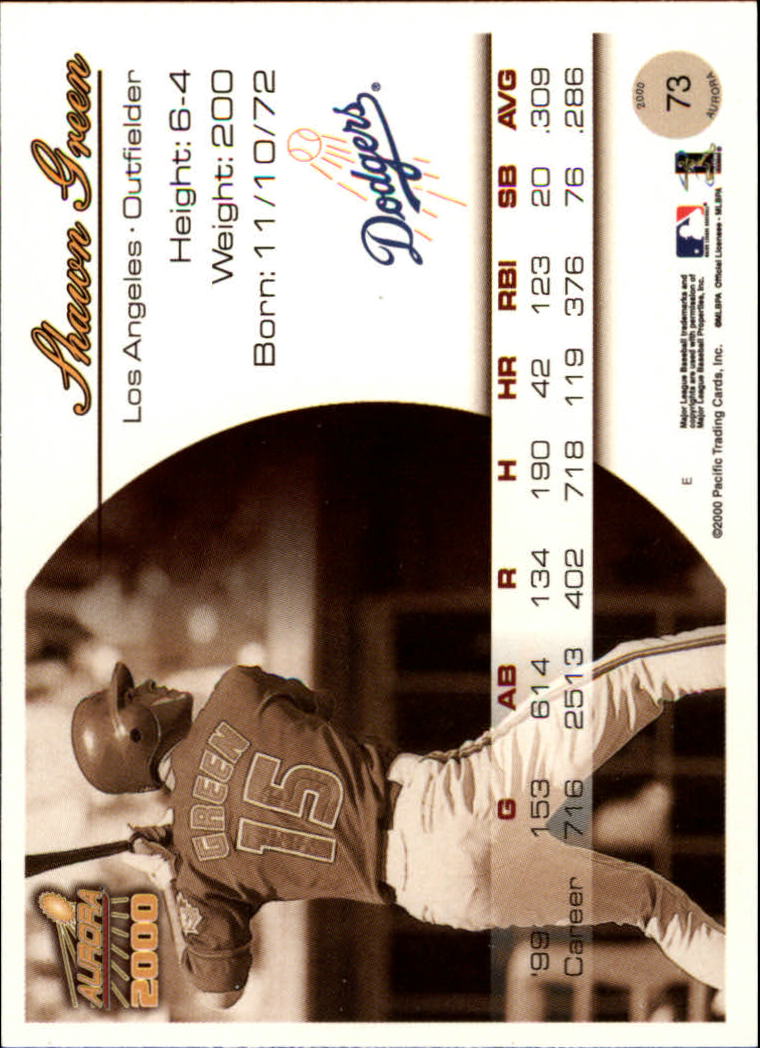 2000 Aurora Baseball Card Pick - Picture 139 of 281