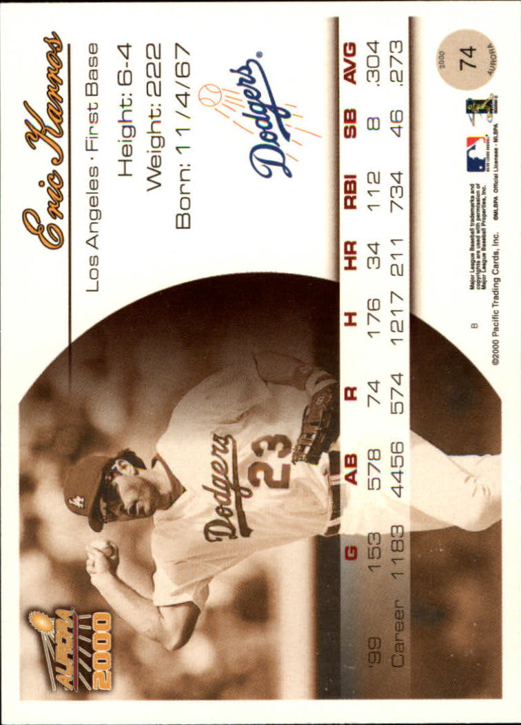 2000 Aurora Baseball Card Pick - Picture 141 of 281
