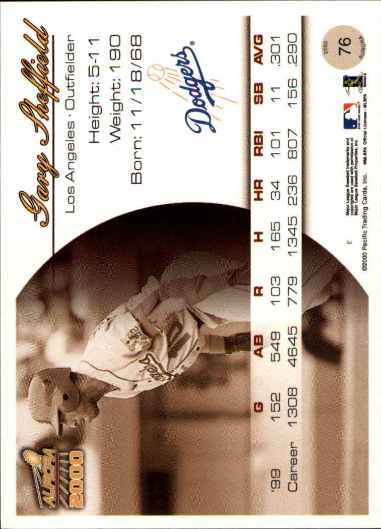 2000 Aurora Baseball Card Pick - Picture 145 of 281