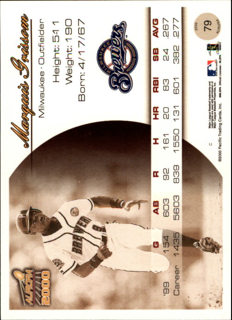2000 Aurora Baseball Card Pick - Picture 149 of 281