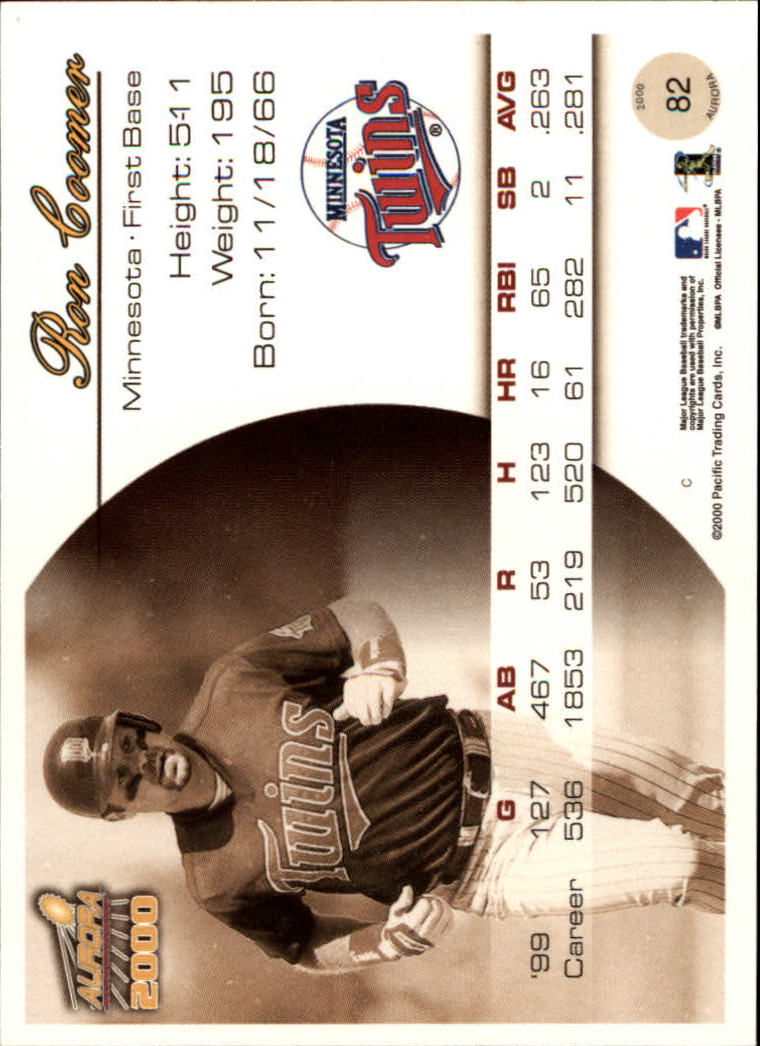2000 Aurora Baseball Card Pick - Picture 155 of 281