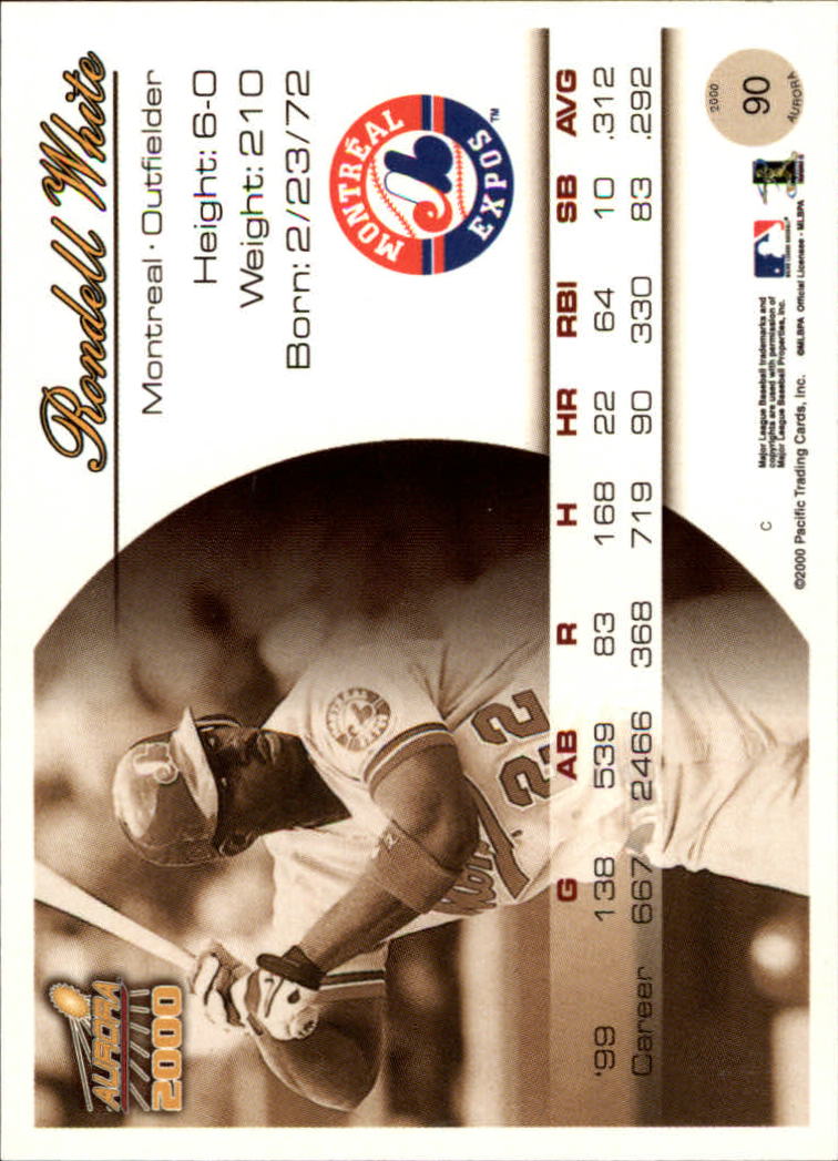 2000 Aurora Baseball Card Pick - Picture 171 of 281