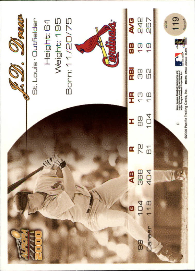 2000 Aurora Baseball Card Pick - Picture 225 of 281