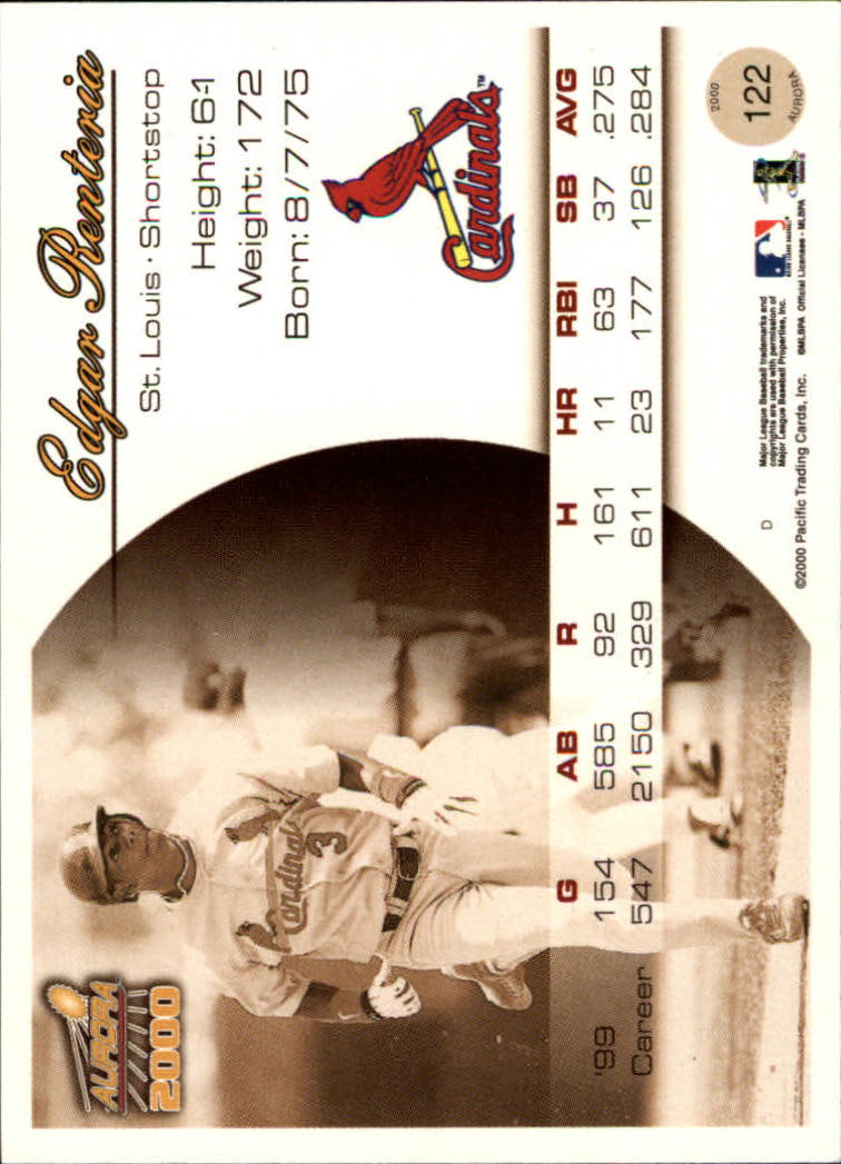 2000 Aurora Baseball Card Pick - Picture 229 of 281