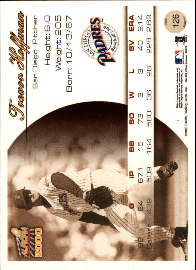 2000 Aurora Baseball Card Pick - Picture 233 of 281