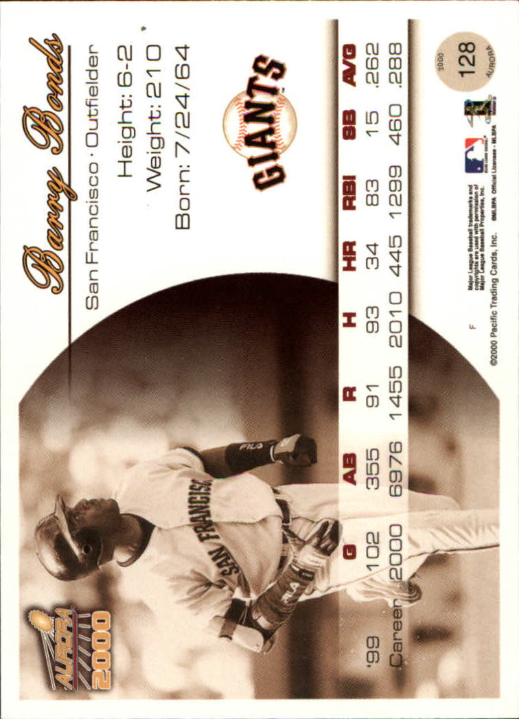 2000 Aurora Baseball Card Pick - Picture 237 of 281