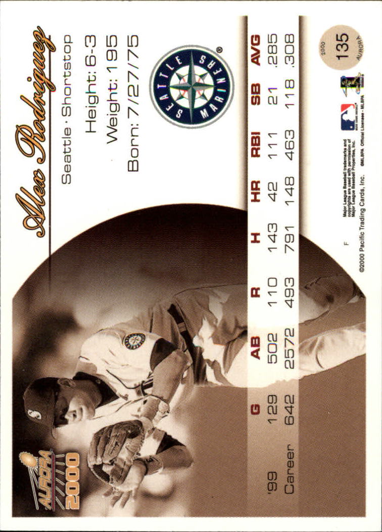 2000 Aurora Baseball Card Pick - Picture 253 of 281