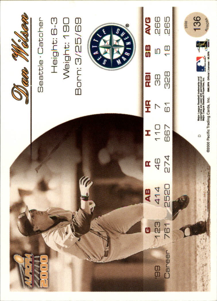 2000 Aurora Baseball Card Pick - Picture 255 of 281