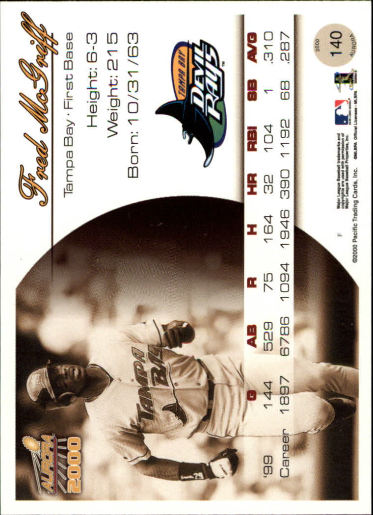 2000 Aurora Baseball Card Pick - Picture 263 of 281