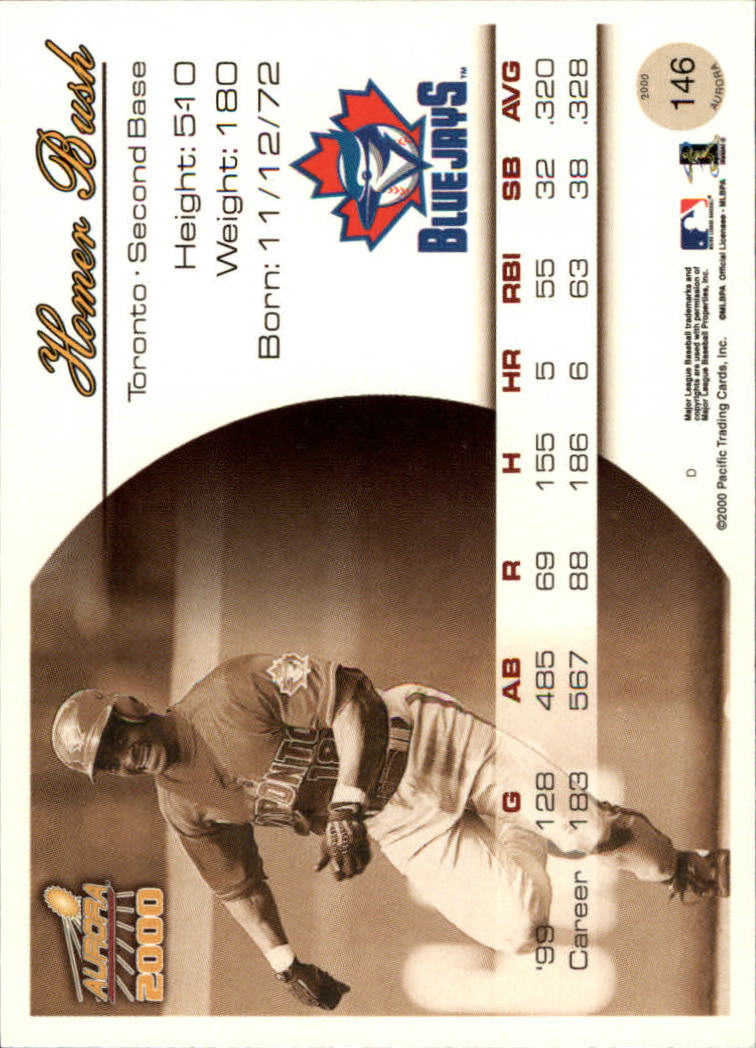 2000 Aurora Baseball Card Pick - Picture 273 of 281