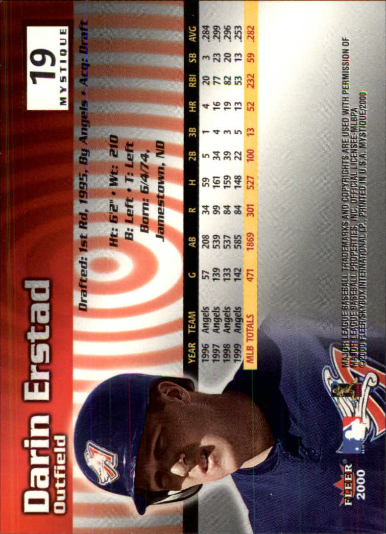 2000 Fleer Mystique Baseball "Main Set" Cards Veterans and Prospects - Picture 31 of 227