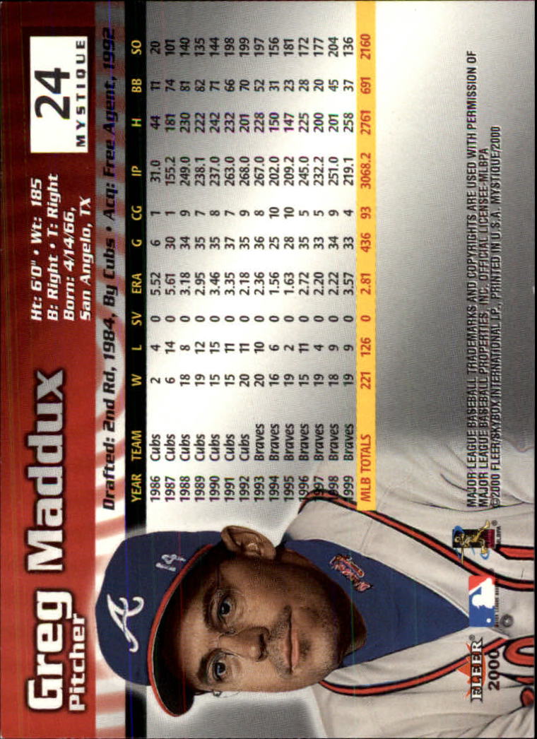 2000 Fleer Mystique Baseball "Main Set" Cards Veterans and Prospects - Picture 37 of 227