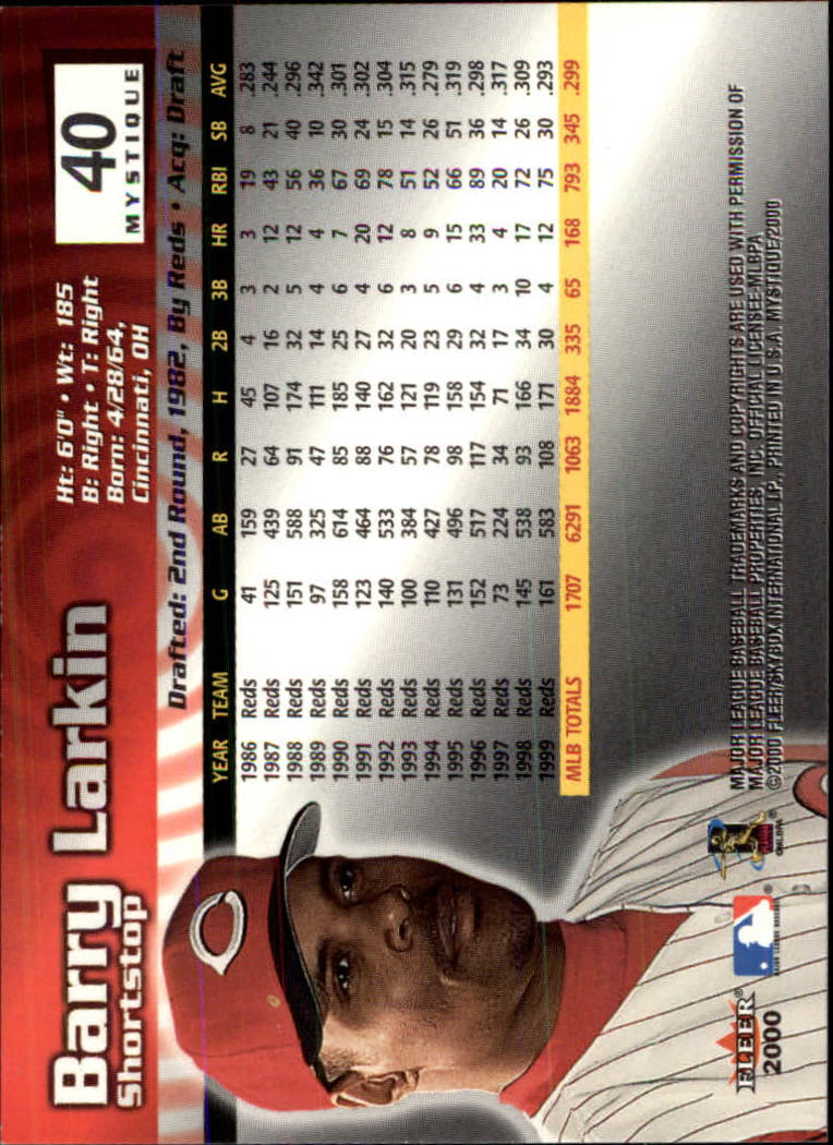 2000 Fleer Mystique Baseball "Main Set" Cards Veterans and Prospects - Picture 61 of 227
