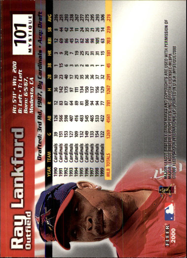 2000 Fleer Mystique Baseball "Main Set" Cards Veterans and Prospects - Picture 165 of 227