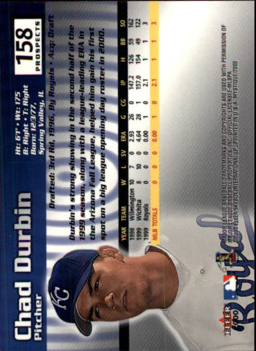 2000 Fleer Mystique Baseball "Main Set" Cards Veterans and Prospects - Picture 217 of 227